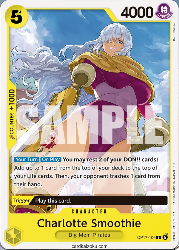 Charlotte Smoothie One Piece TCG Card