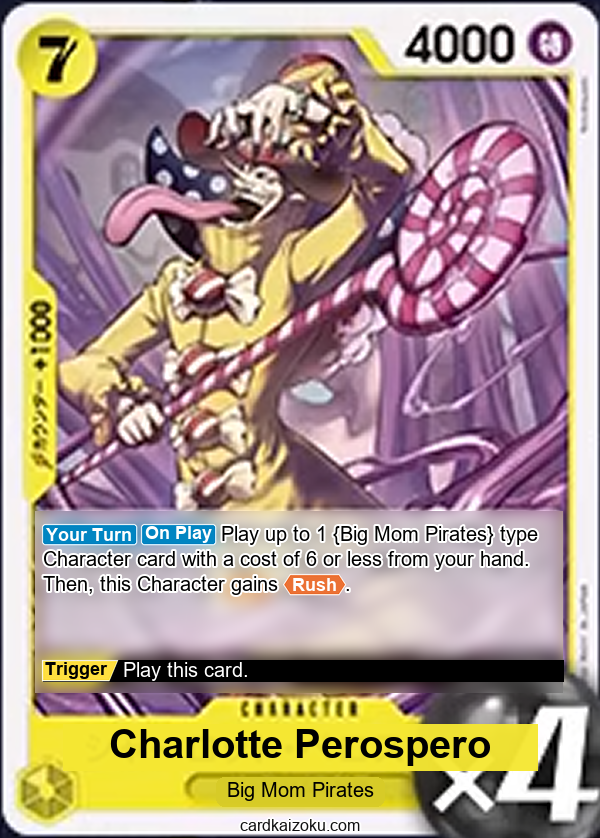 Charlotte Perospero One Piece TCG Card