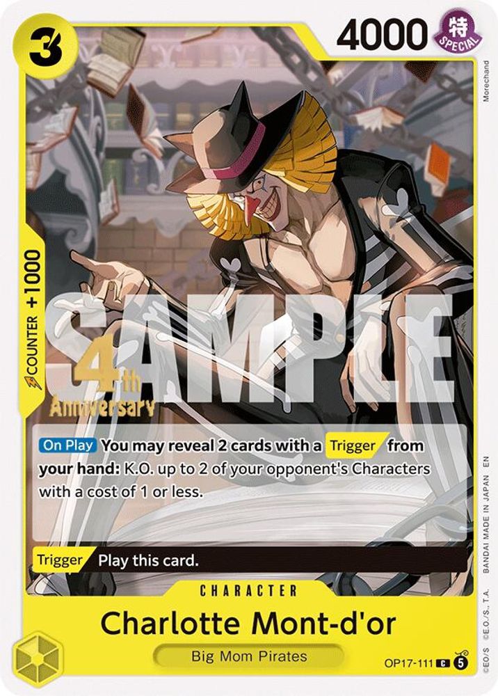 Charlotte Mont-d'or One Piece TCG Card