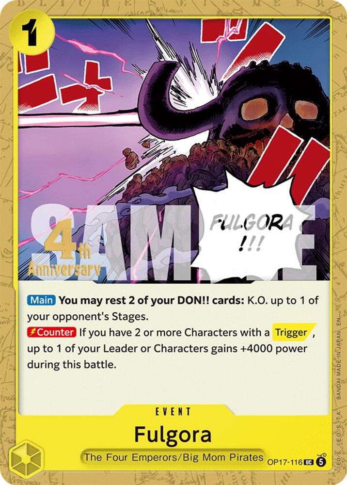 Fulgora One Piece TCG Card