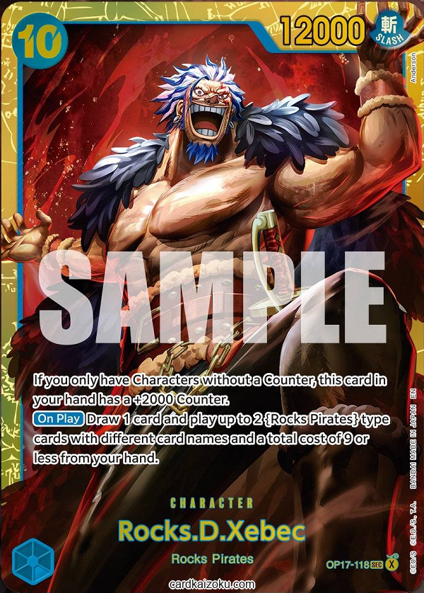 Rocks.D.Xebec One Piece TCG Card