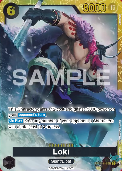 Loki One Piece TCG Card
