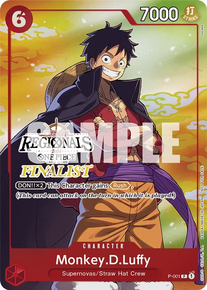 Monkey.D.Luffy One Piece TCG Card