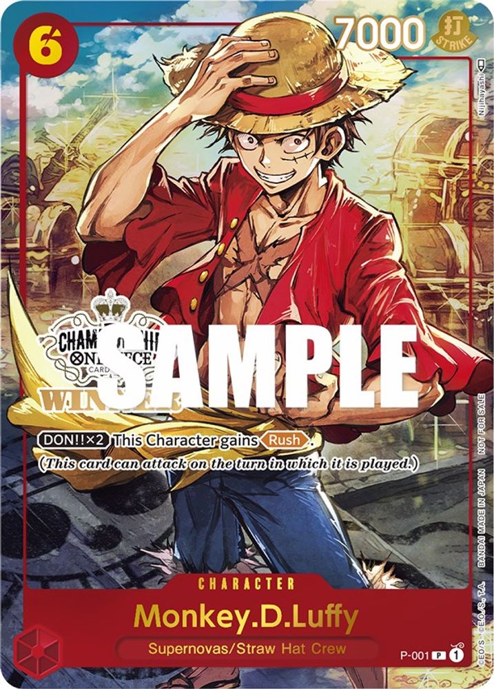 Monkey.D.Luffy One Piece TCG Card