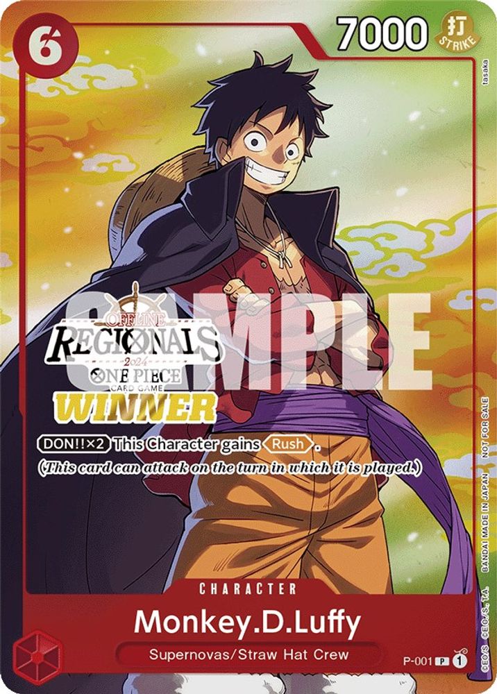 Monkey.D.Luffy One Piece TCG Card