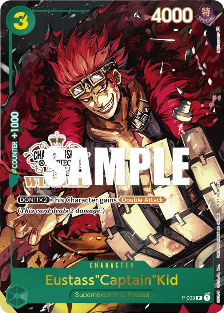Eustass"Captain"Kid One Piece TCG Card
