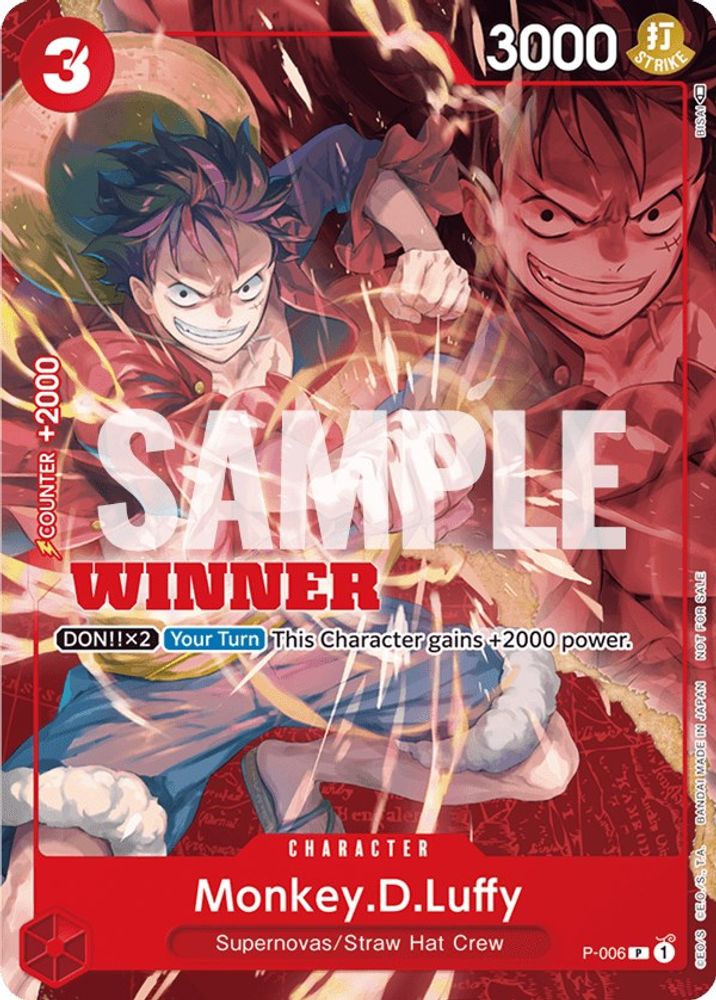 Monkey.D.Luffy One Piece TCG Card