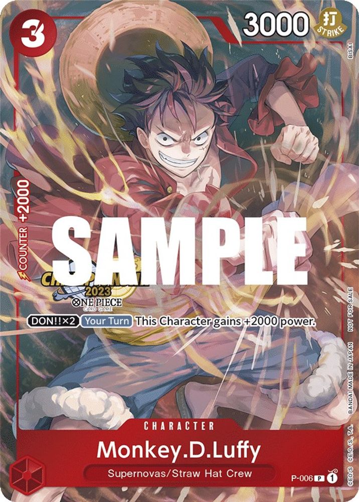 Monkey.D.Luffy One Piece TCG Card