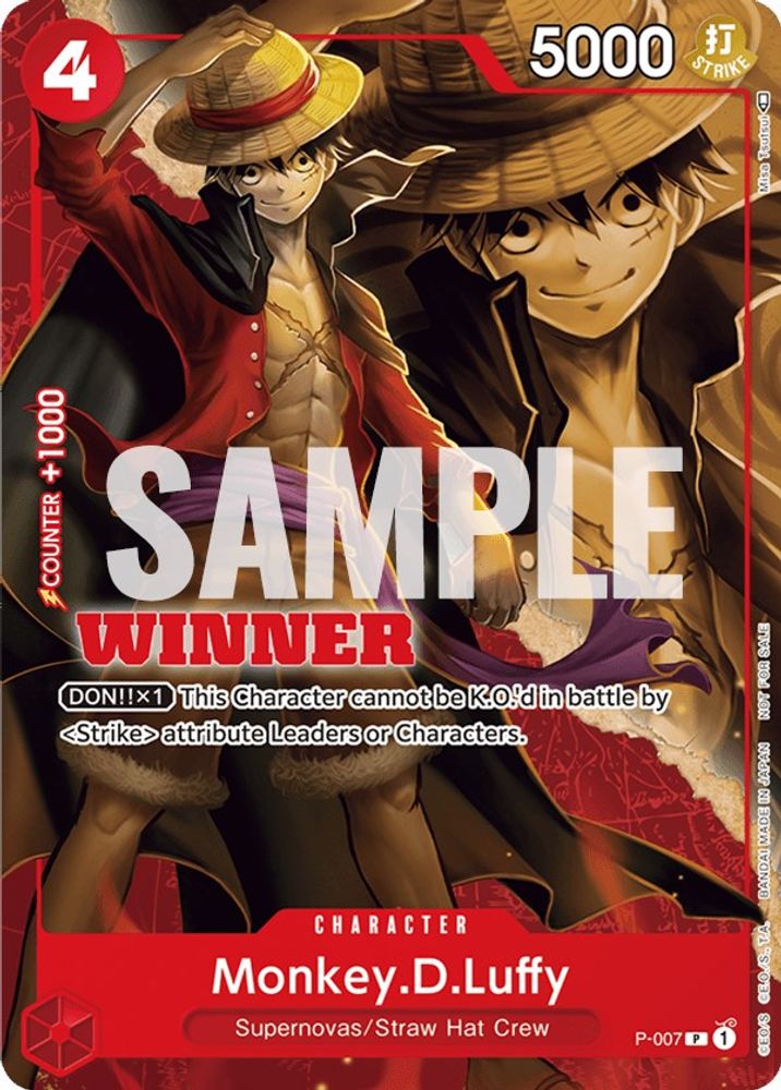 Monkey.D.Luffy One Piece TCG Card