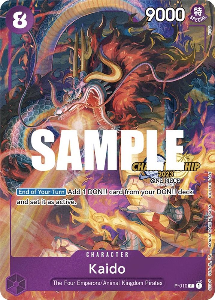Kaido One Piece TCG Card