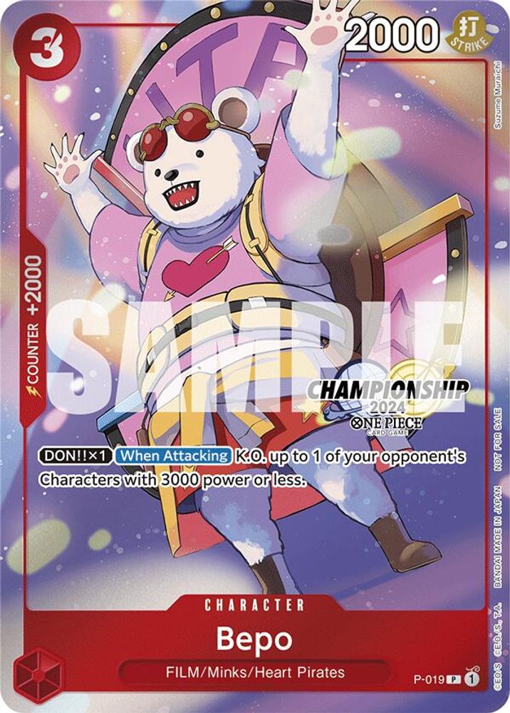 Bepo One Piece TCG Card