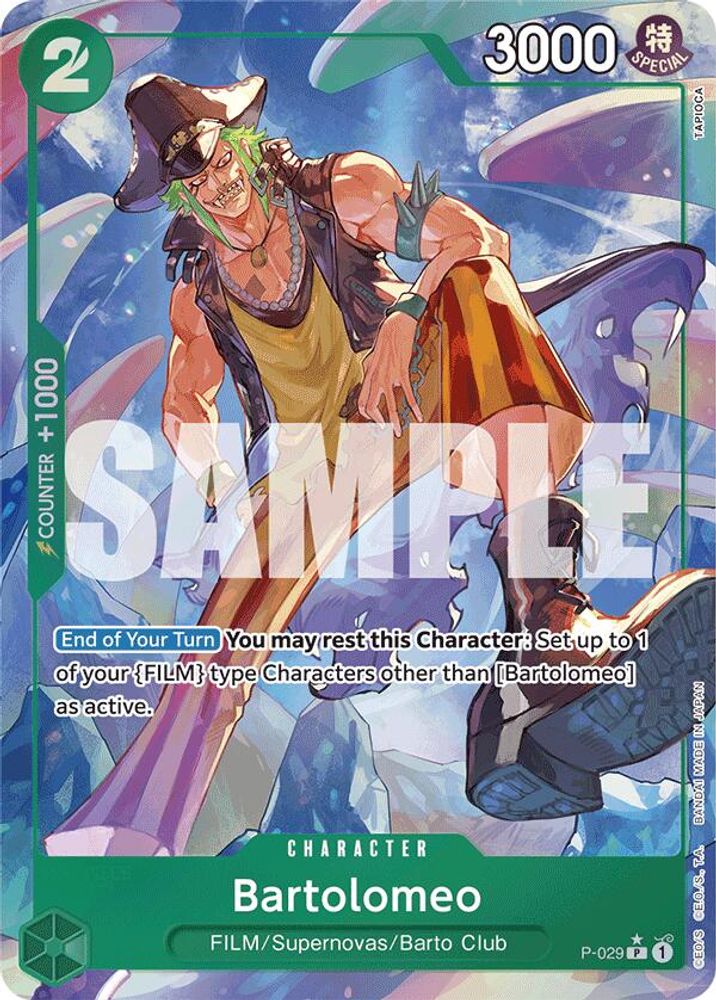 Bartolomeo One Piece TCG Card