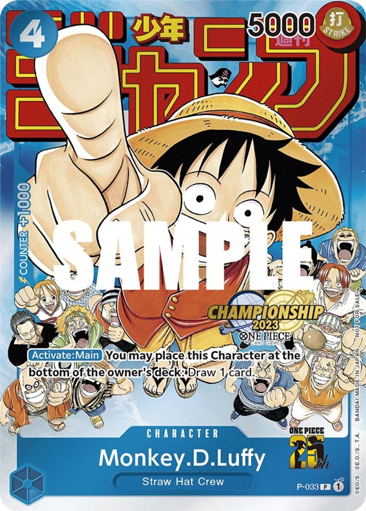 Monkey.D.Luffy One Piece TCG Card