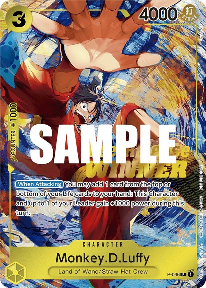 Monkey.D.Luffy One Piece TCG Card