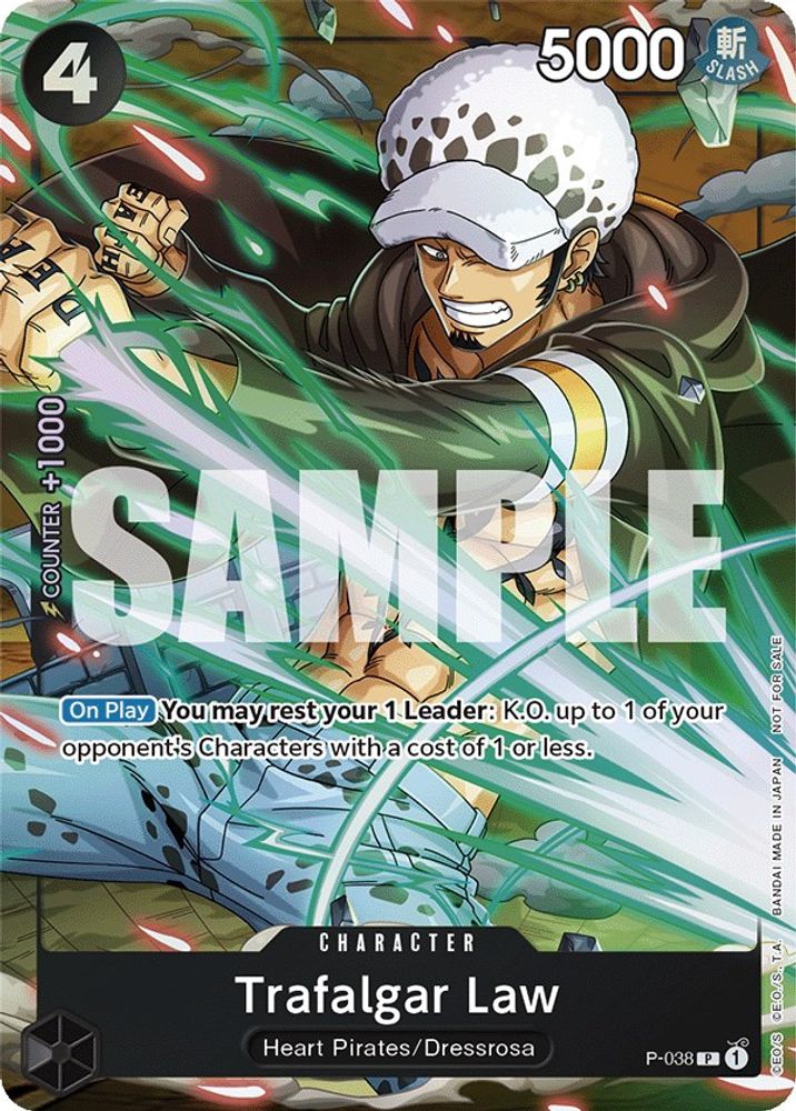 Trafalgar Law One Piece TCG Card
