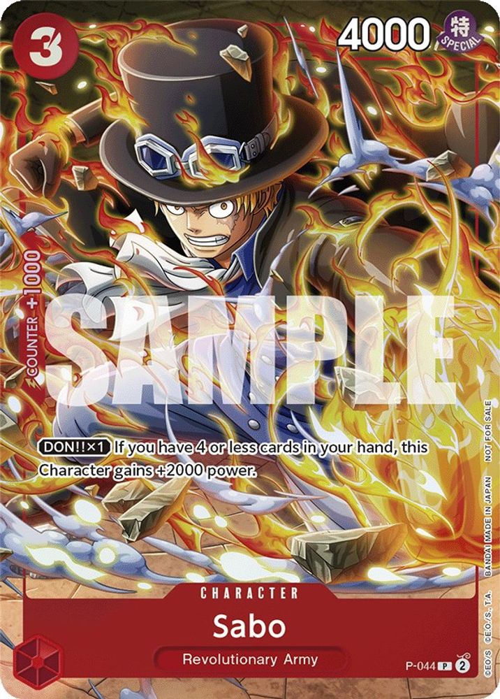 Sabo One Piece TCG Card