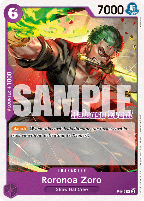 Roronoa Zoro One Piece TCG Card