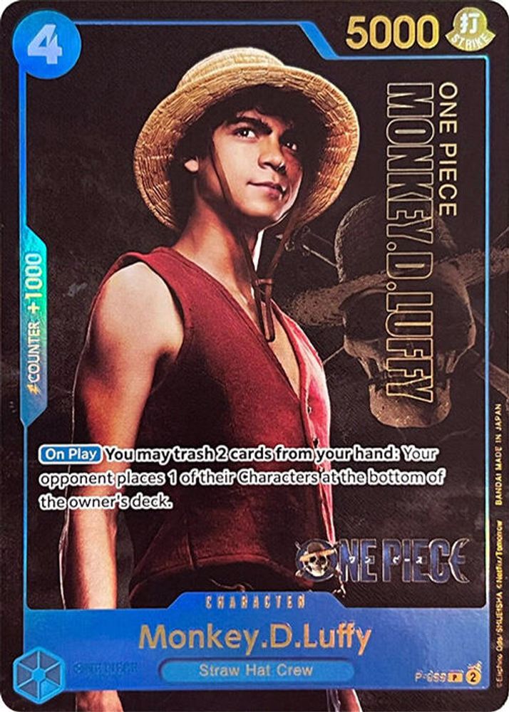 Monkey.D.Luffy (Live Action Edition) One Piece TCG Card