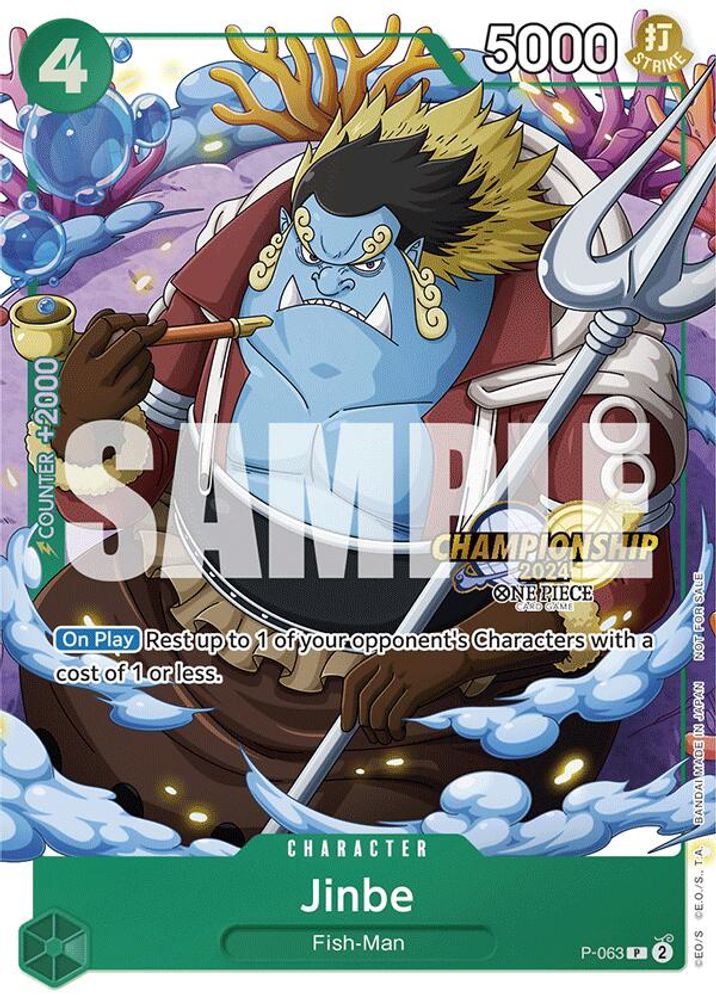 Jinbe One Piece TCG Card