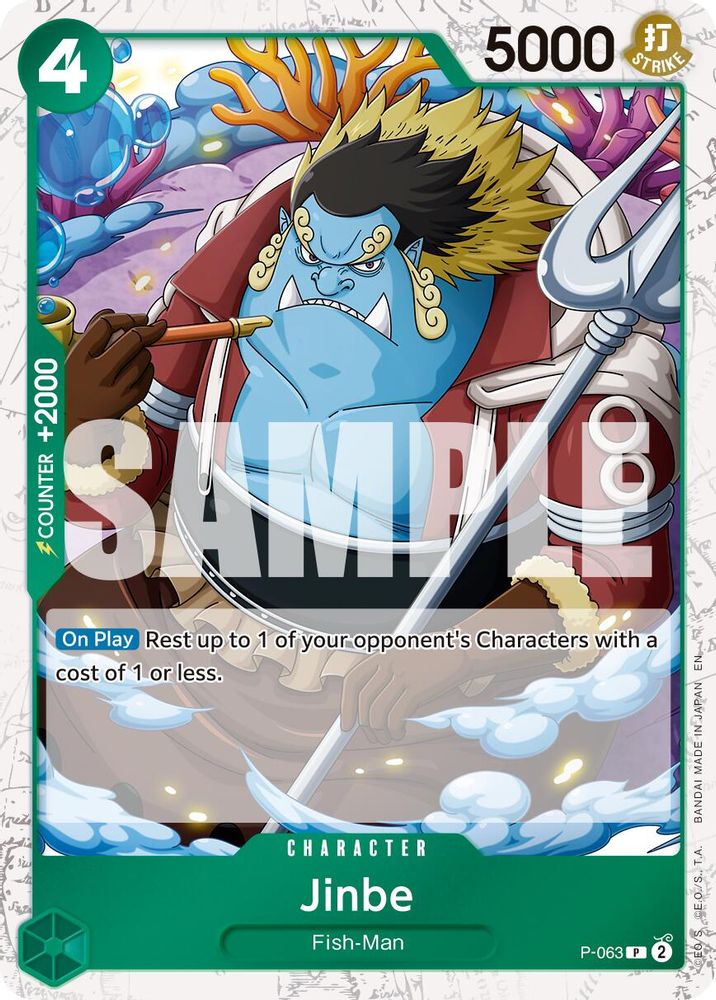 Jinbe One Piece TCG Card