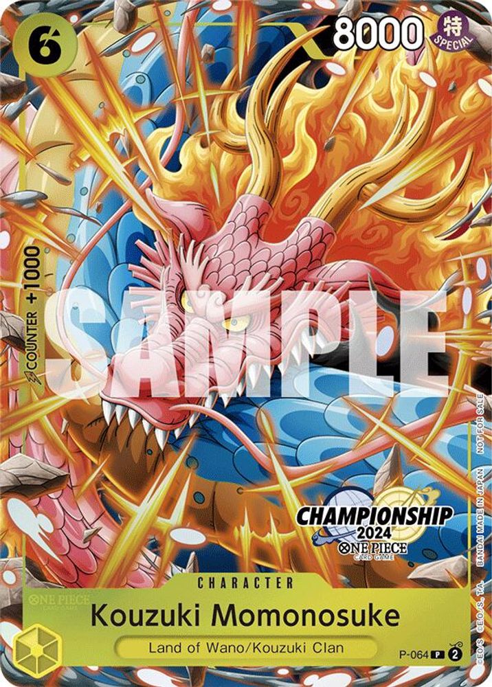 Kouzuki Momonosuke One Piece TCG Card
