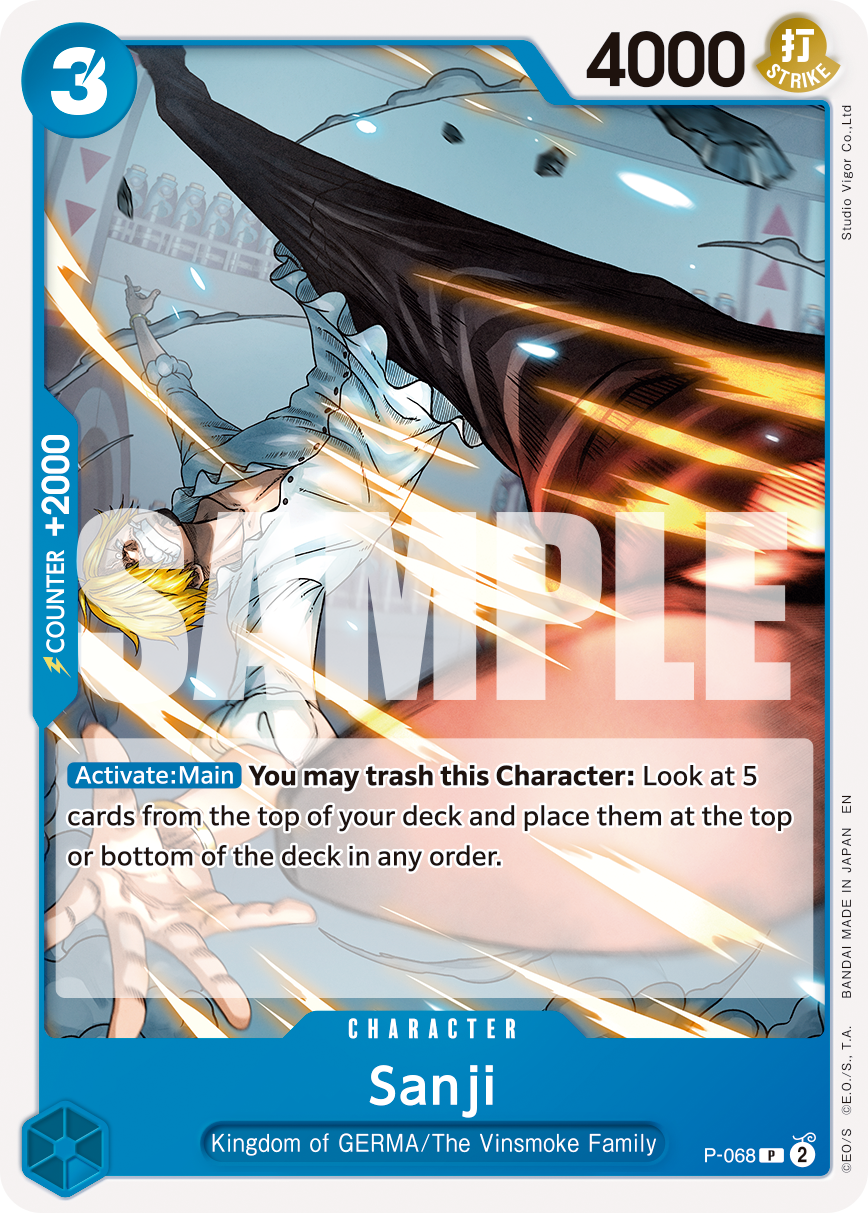 Sanji One Piece TCG Card