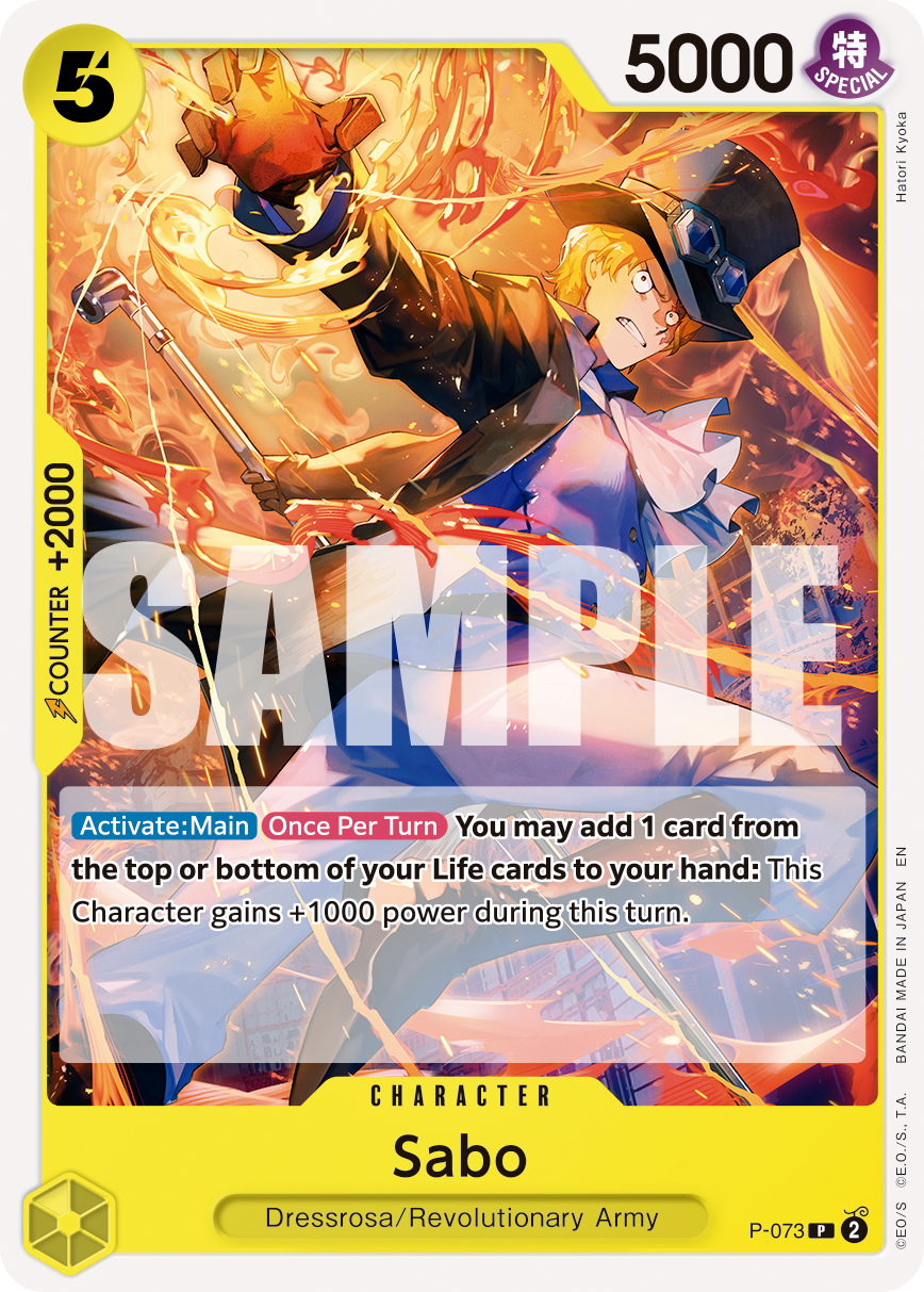 Sabo One Piece TCG Card