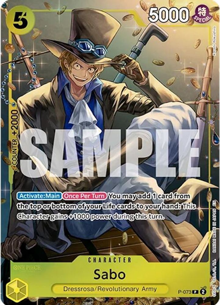 Sabo One Piece TCG Card