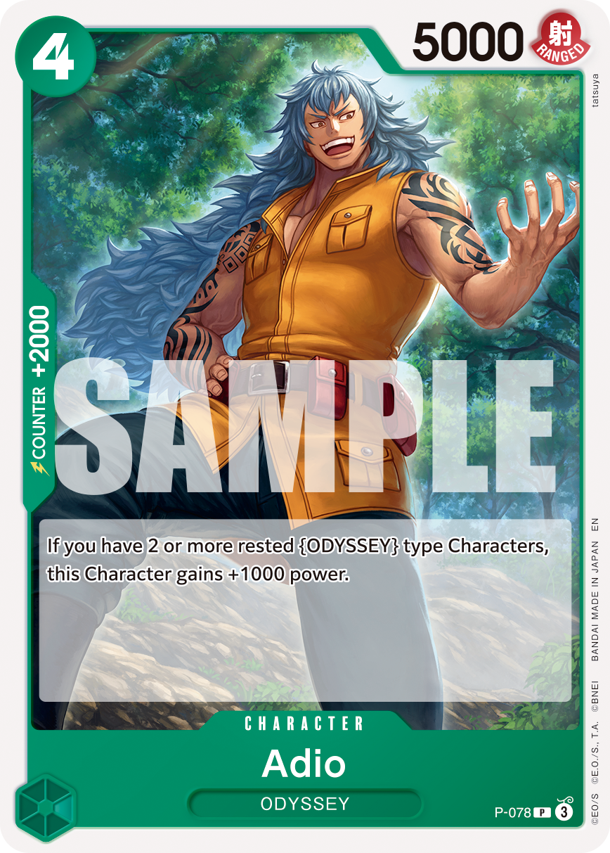 Adio One Piece TCG Card