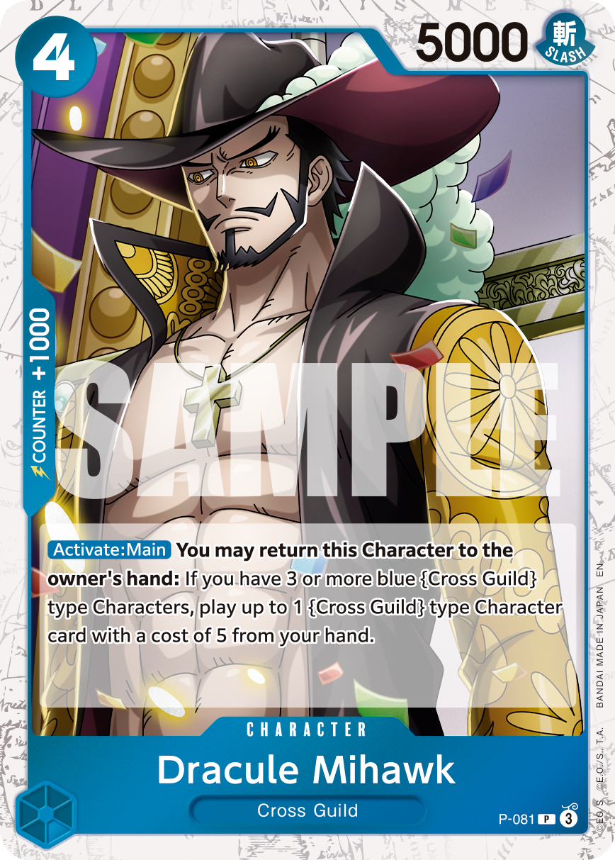 Dracule Mihawk One Piece TCG Card