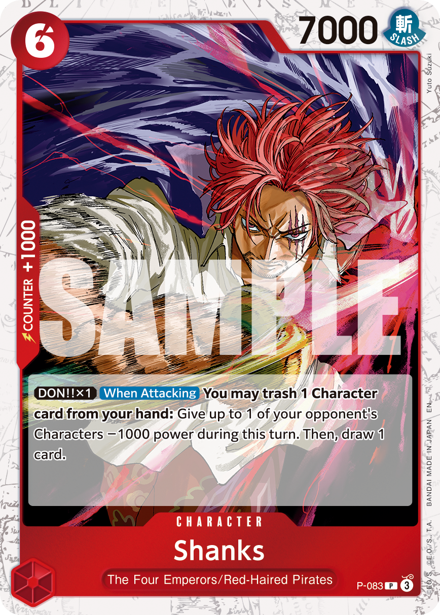 Shanks One Piece TCG Card