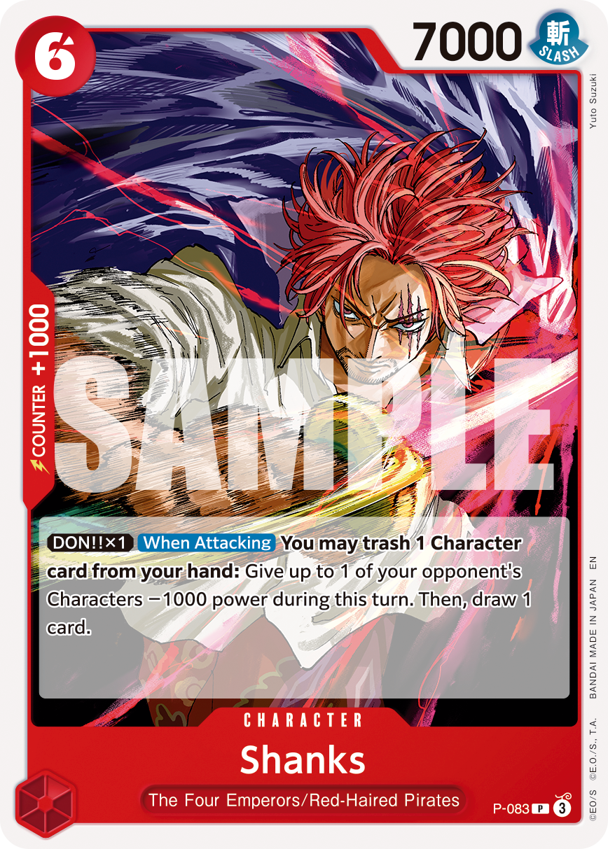 Shanks One Piece TCG Card
