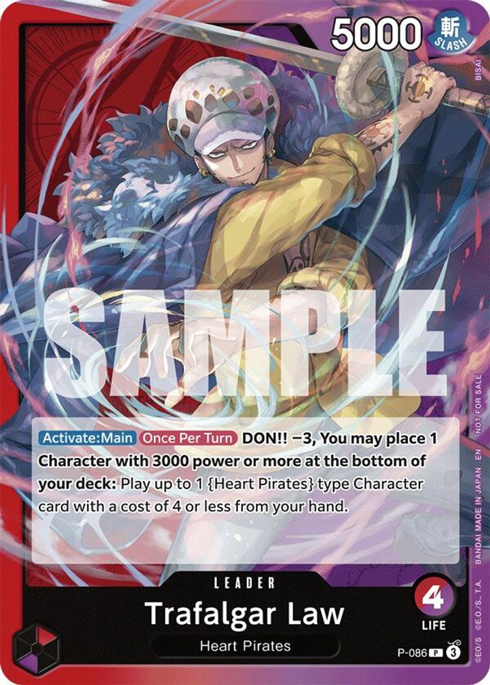 Trafalgar Law One Piece TCG Card