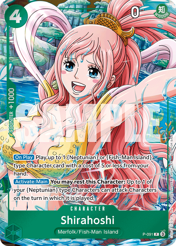 Shirahoshi One Piece TCG Card