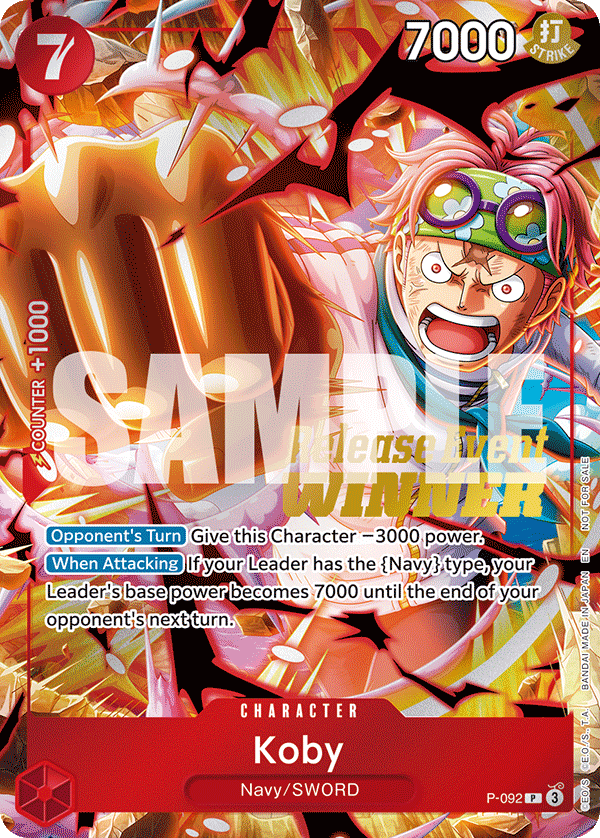 Koby One Piece TCG Card