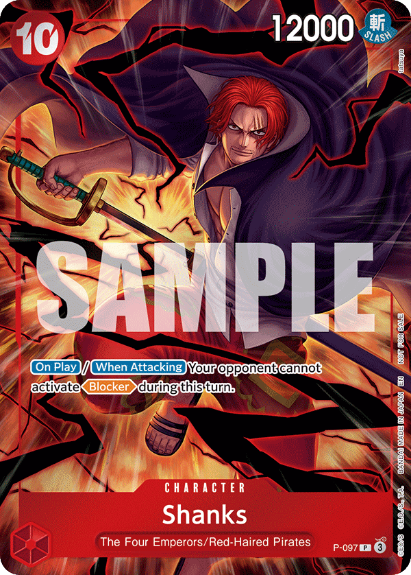 Shanks One Piece TCG Card