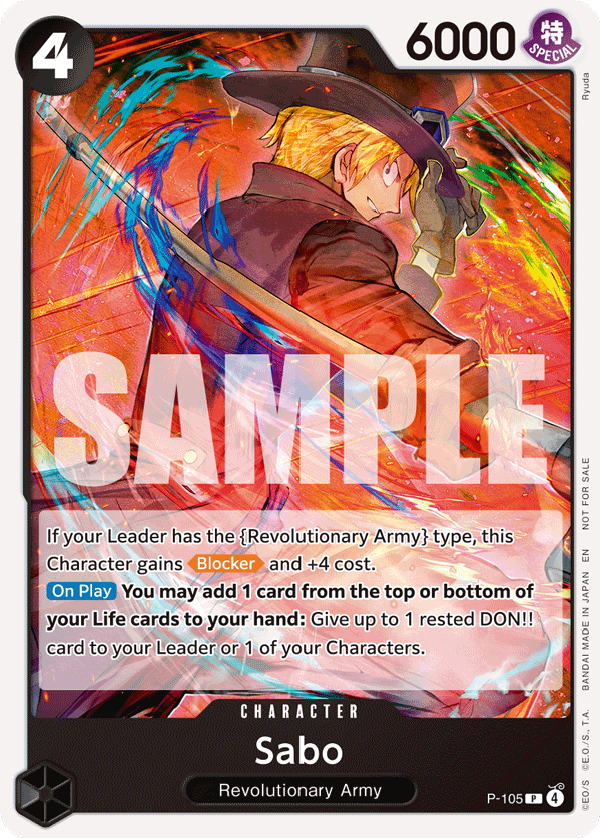 Sabo One Piece TCG Card