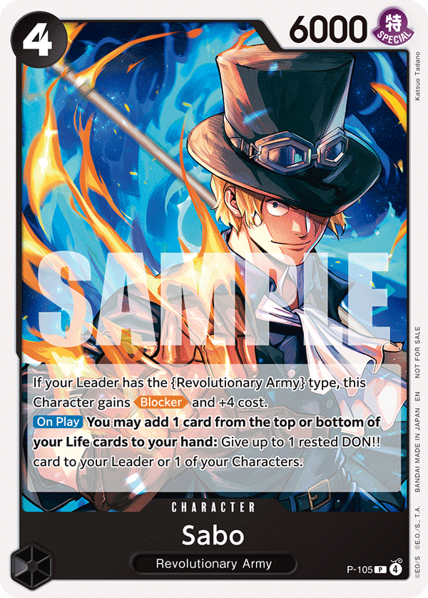 Sabo One Piece TCG Card