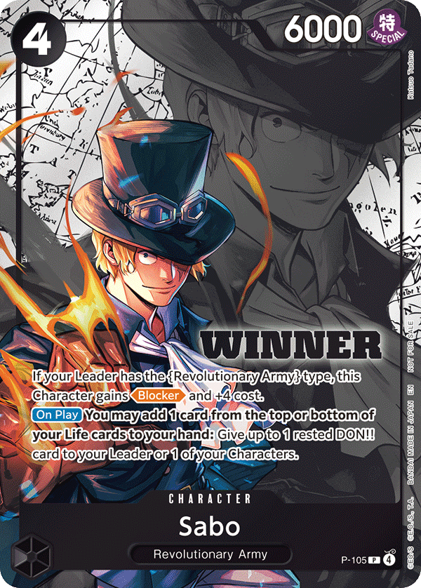 Sabo One Piece TCG Card