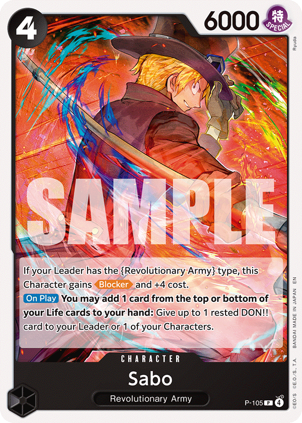 Sabo One Piece TCG Card