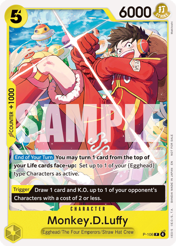 Monkey.D.Luffy One Piece TCG Card