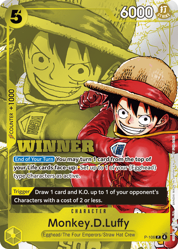 Monkey.D.Luffy One Piece TCG Card