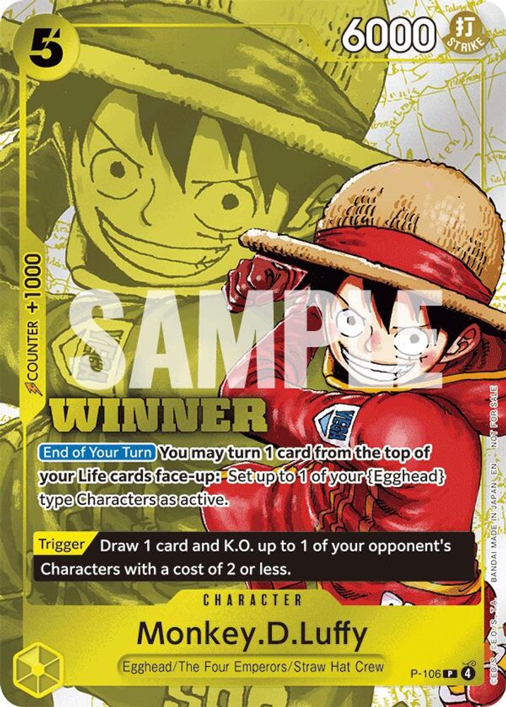 Monkey.D.Luffy One Piece TCG Card