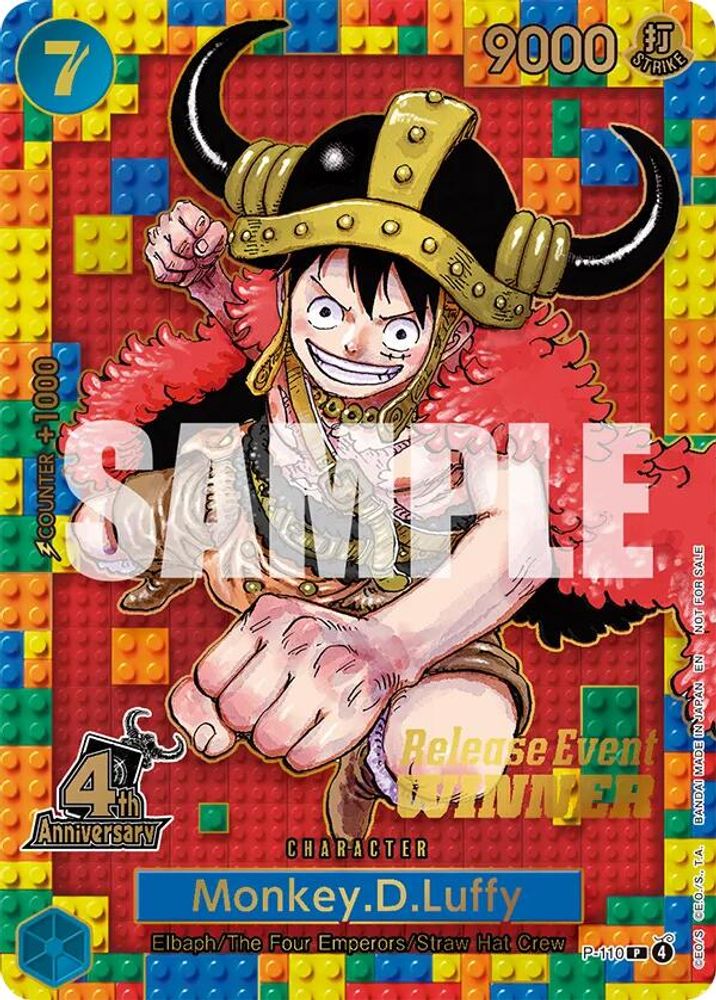 Monkey.D.Luffy One Piece TCG Card