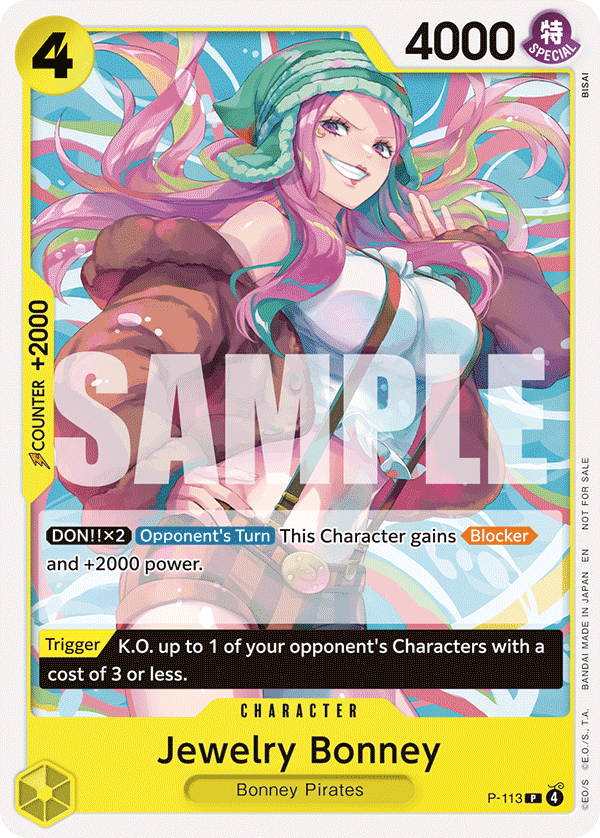 Jewelry Bonney One Piece TCG Card