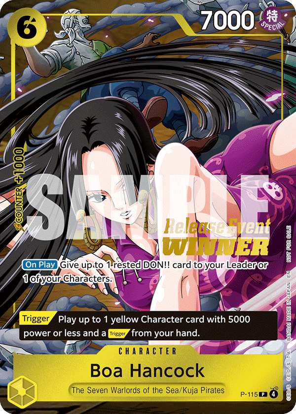 Boa Hancock One Piece TCG Card