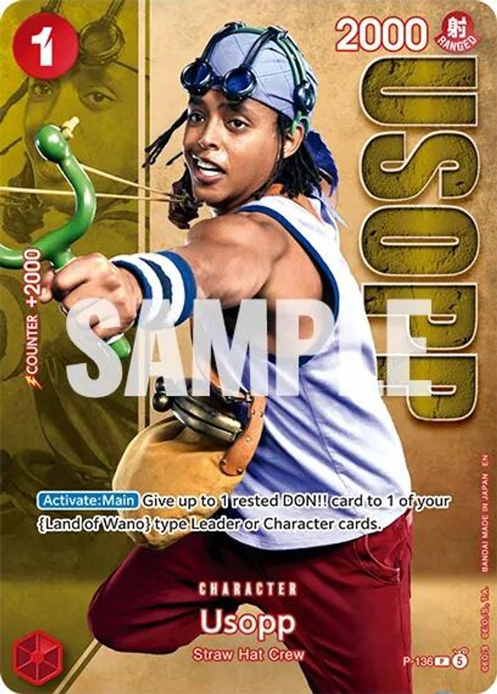 Usopp One Piece TCG Card