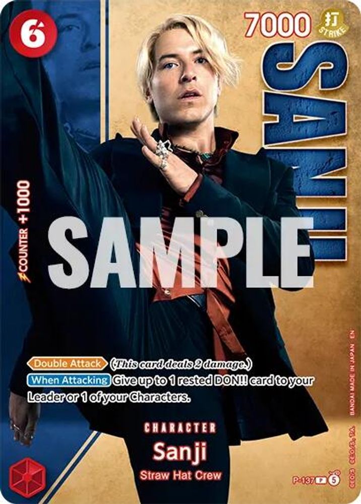 Sanji One Piece TCG Card