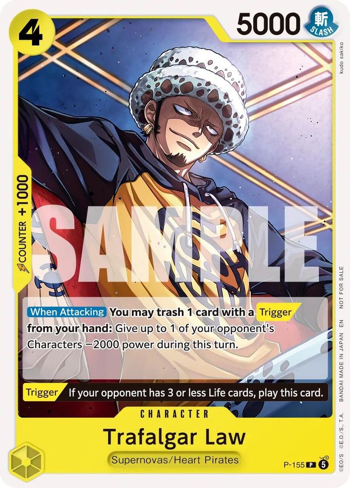 Trafalgar Law One Piece TCG Card
