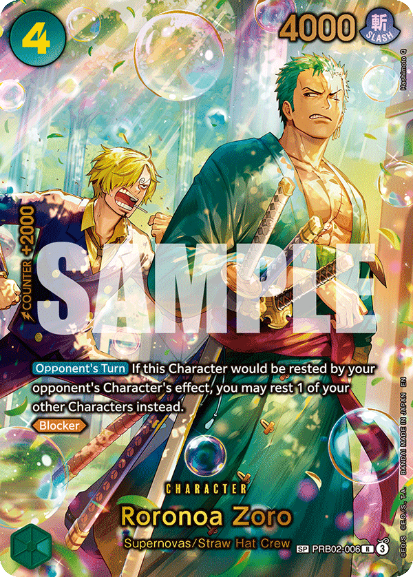 Roronoa Zoro One Piece TCG Card